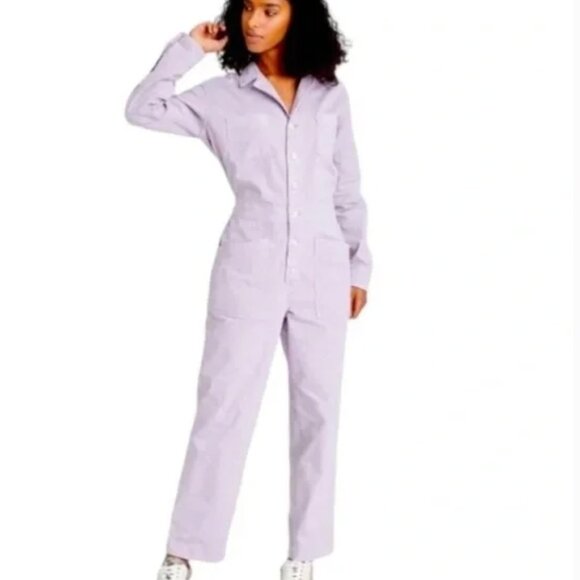 NWOT! Universal Thread Target Coveralls/Jumpsuit in Lilac/Lavender - 2 - Picture 8 of 9
